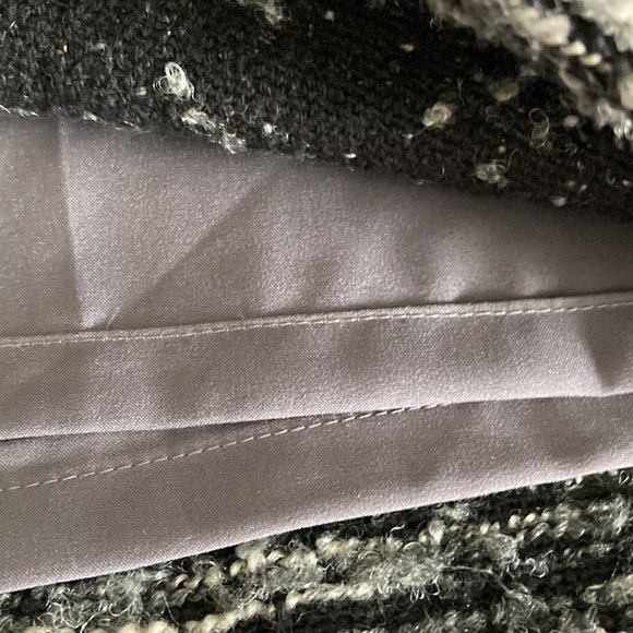 Ann Taylor 6 skirt black gray lined - Picture 14 of 15